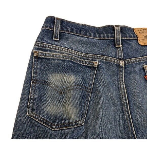 Vintage Levis 517 Jeans Mens 38x32 Denim Bootcut Orange Tab Made in USA 80s - Picture 11 of 16